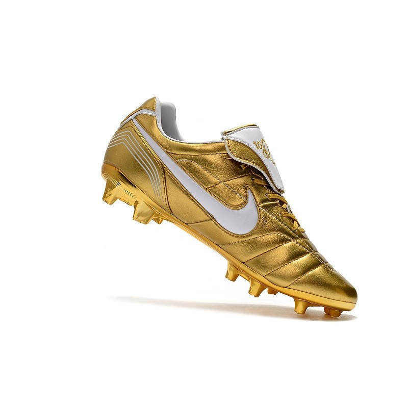 Nike Tiempo Legend Elite FG Zlato Bílý